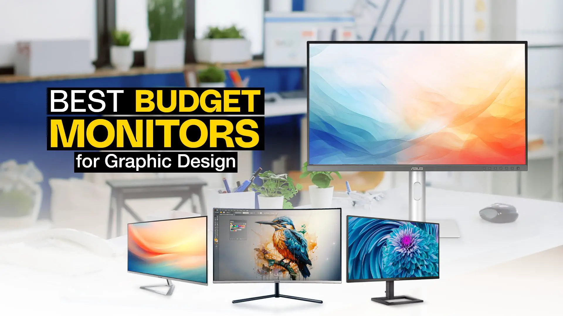 7 Best Budget Monitors for Graphic Design in 2023