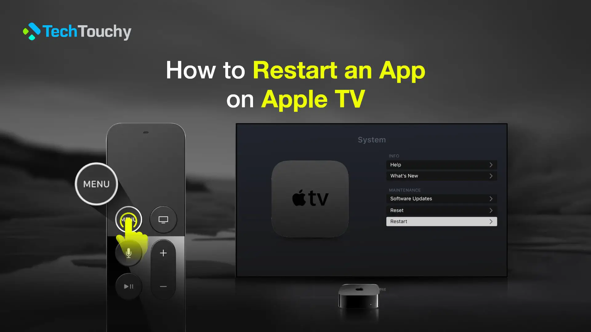How to Restart an App on Apple TV