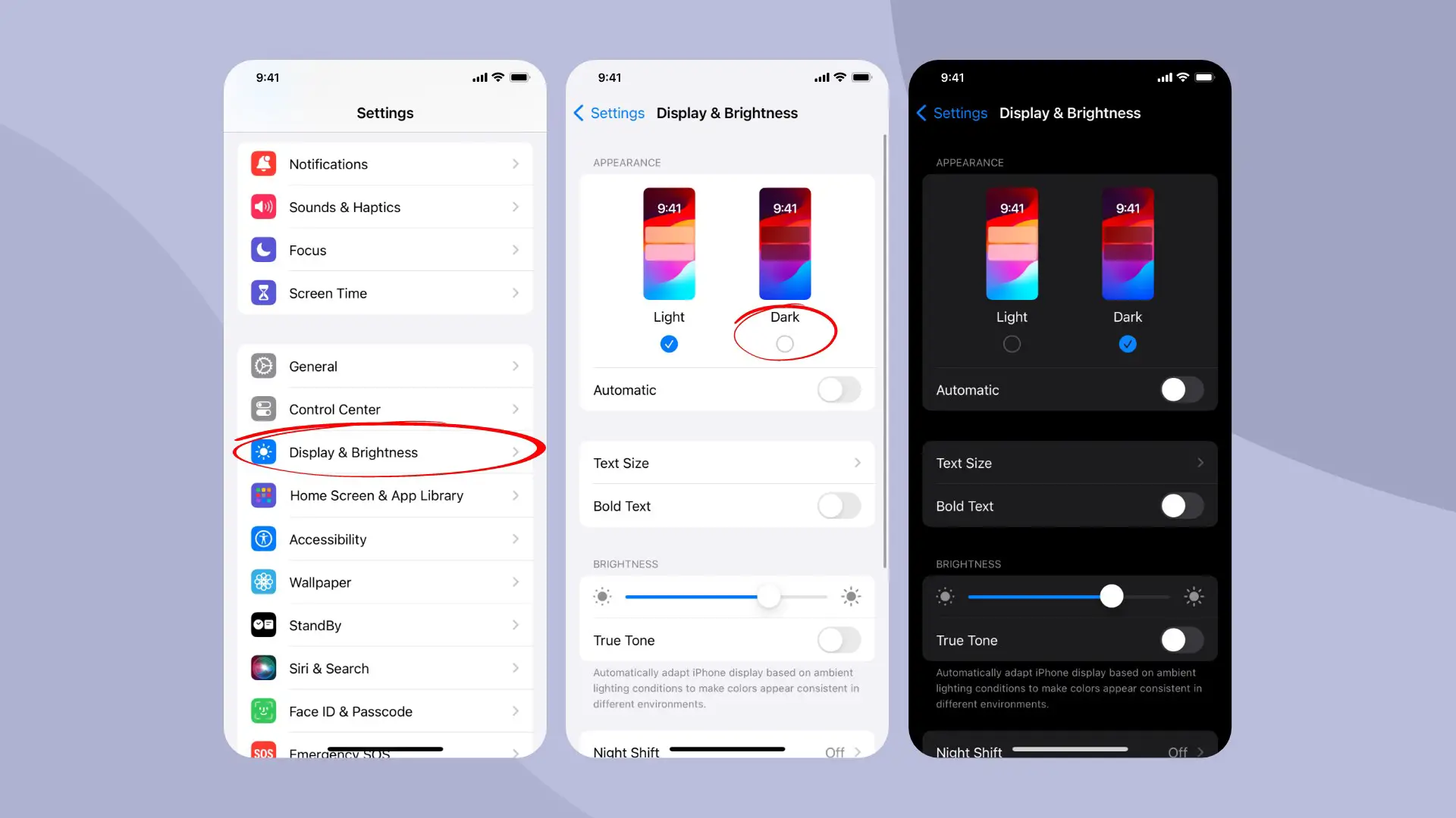 how to change your keyboard background on iPhone with dark mode