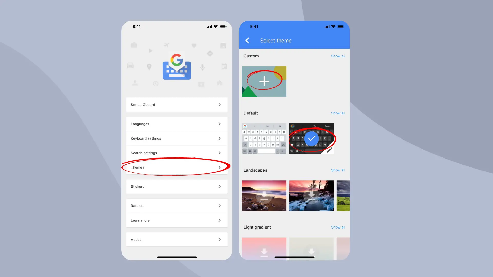 how to get Gboard installed on your iPhone or iPad and start customizing it