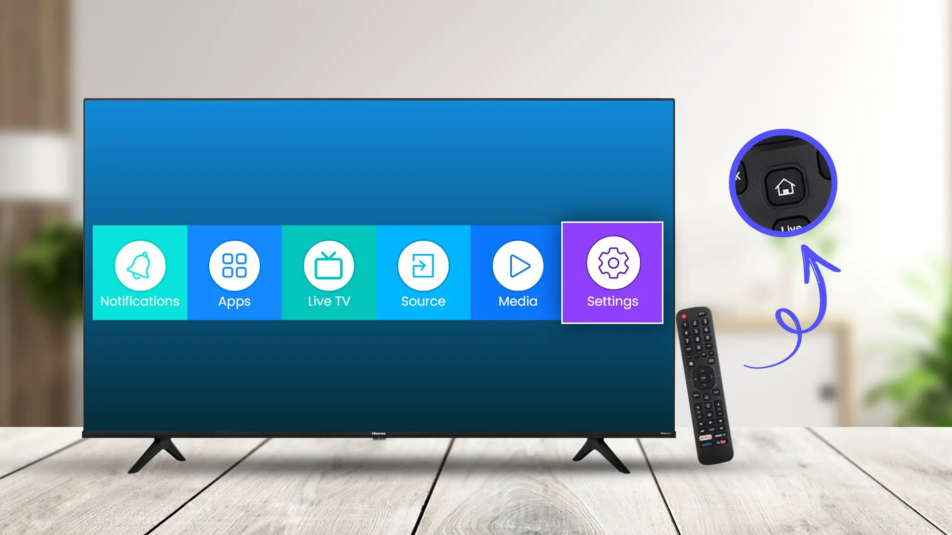 How to connect Hisense TV to WiFi - Steps 