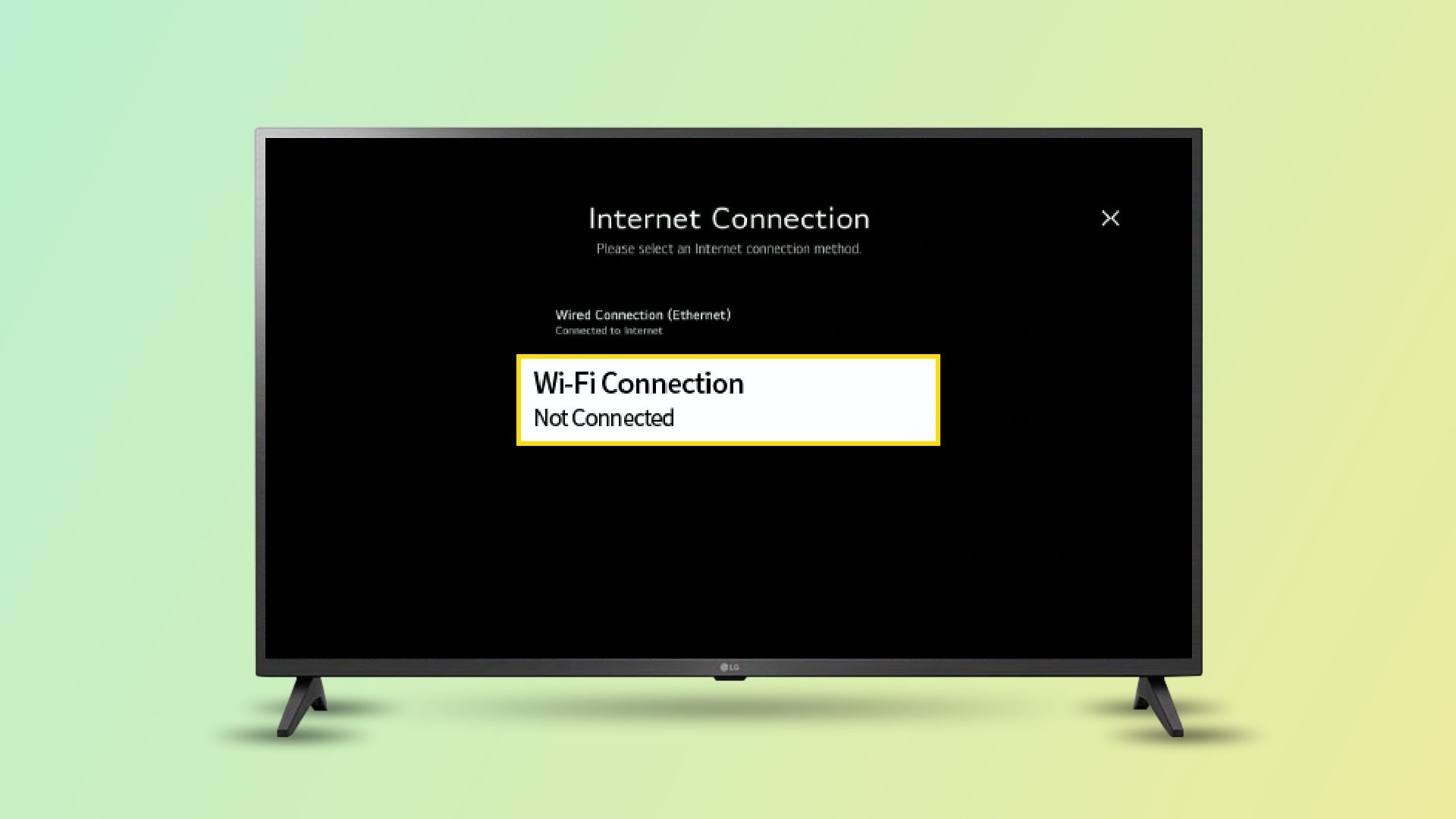 how to connect your LG TV to WiFi