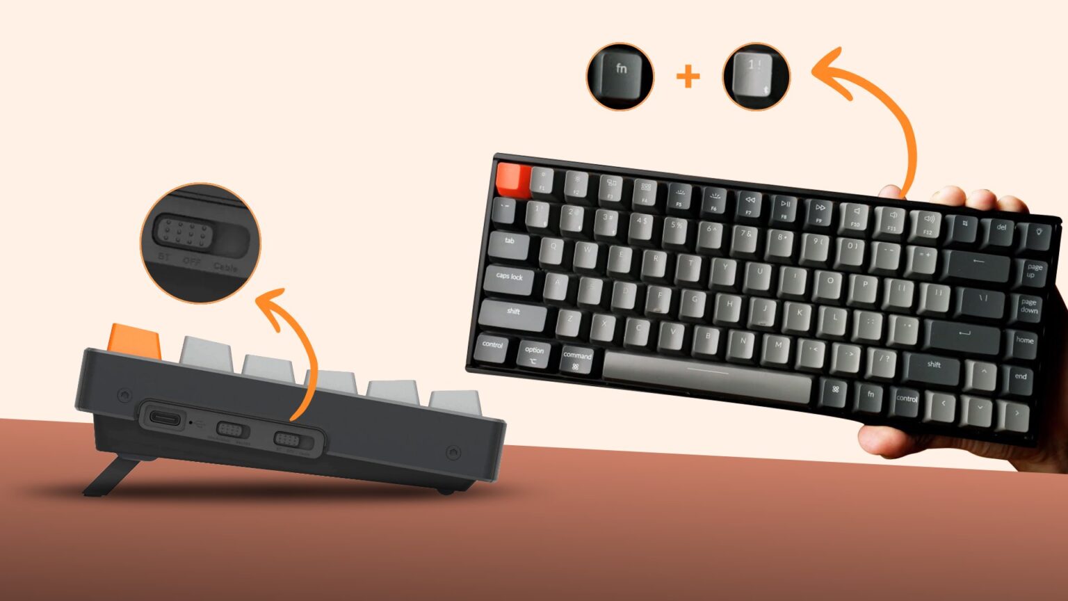 How to Connect Keychron K2 Bluetooth Mechanical Keyboard Full Guide