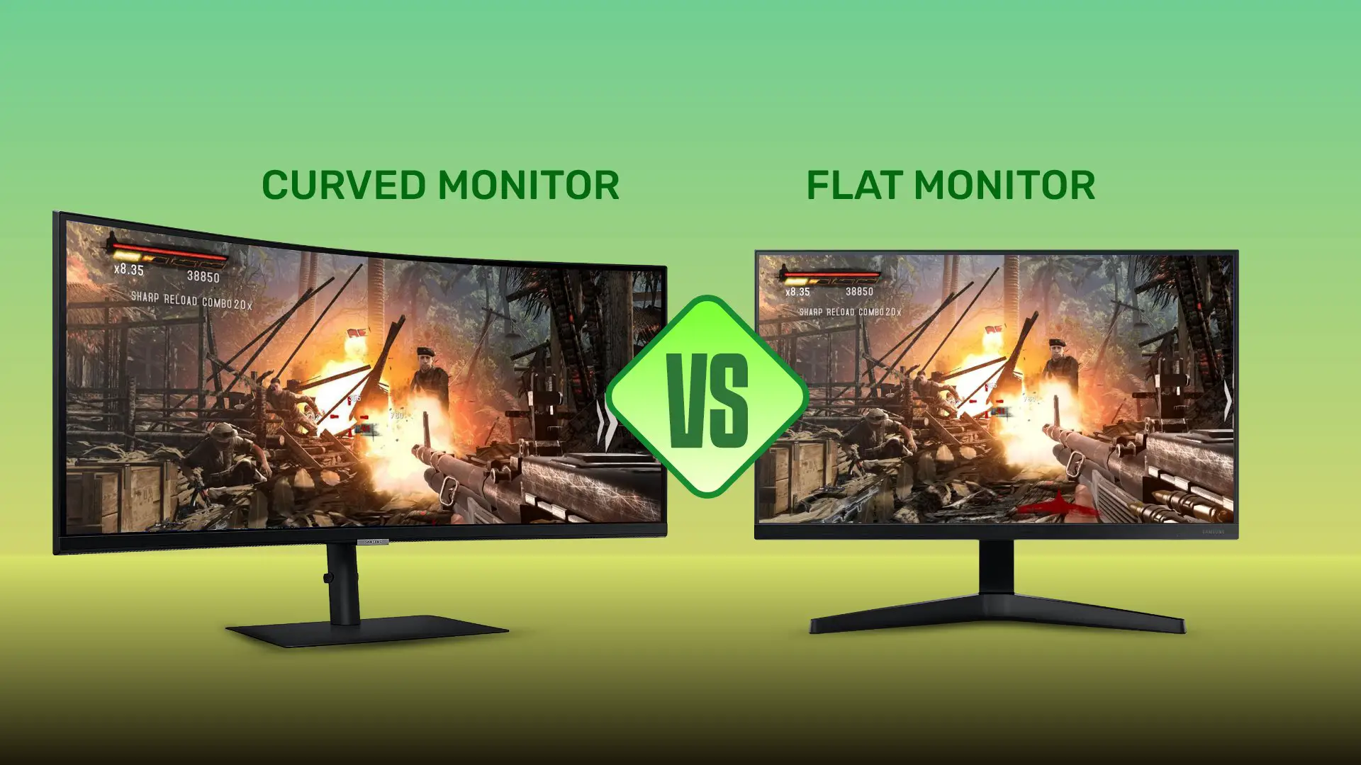 Curved vs Flat Monitor Comparative Study