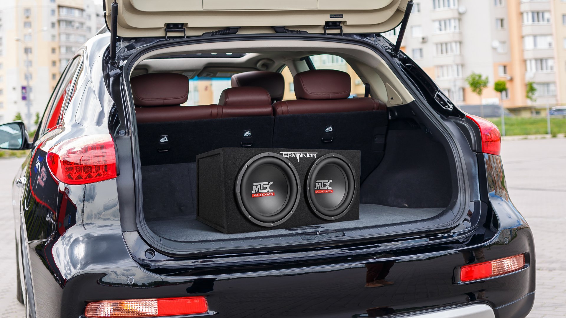 MTX Terminator Dual 12” 1200W Car Subwoofer
