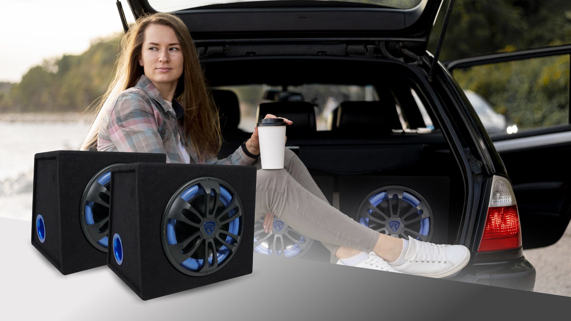 Rockville RVB12.1A 12” 500W Car Subwoofer