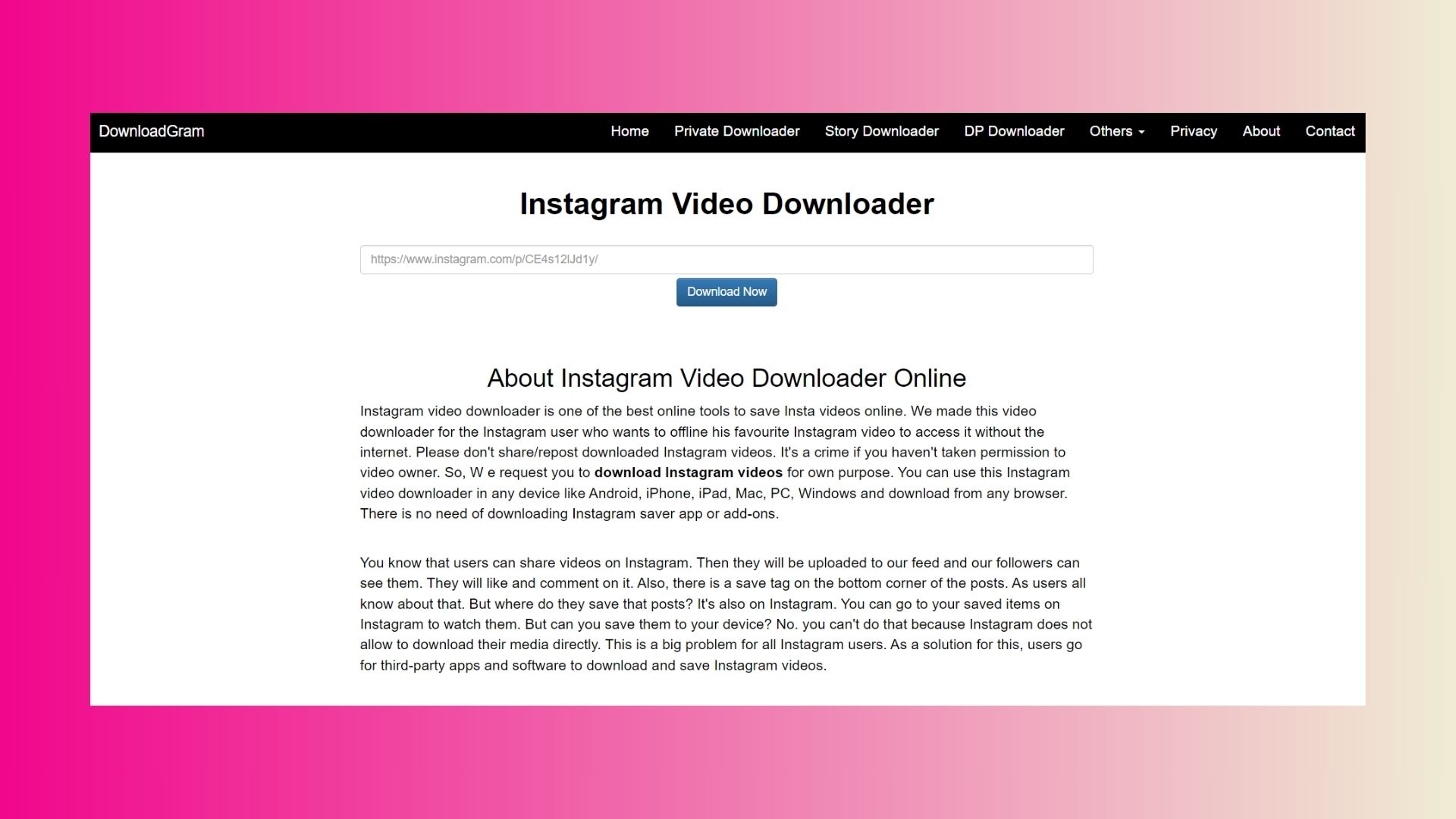 DownloadGram