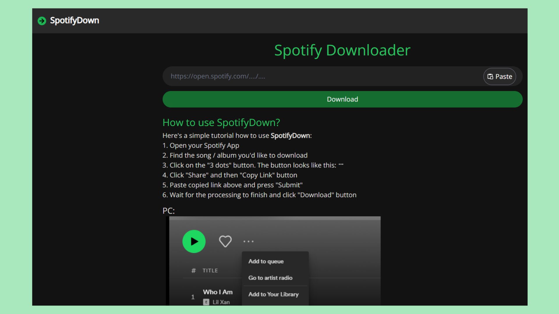 SpotifyDown